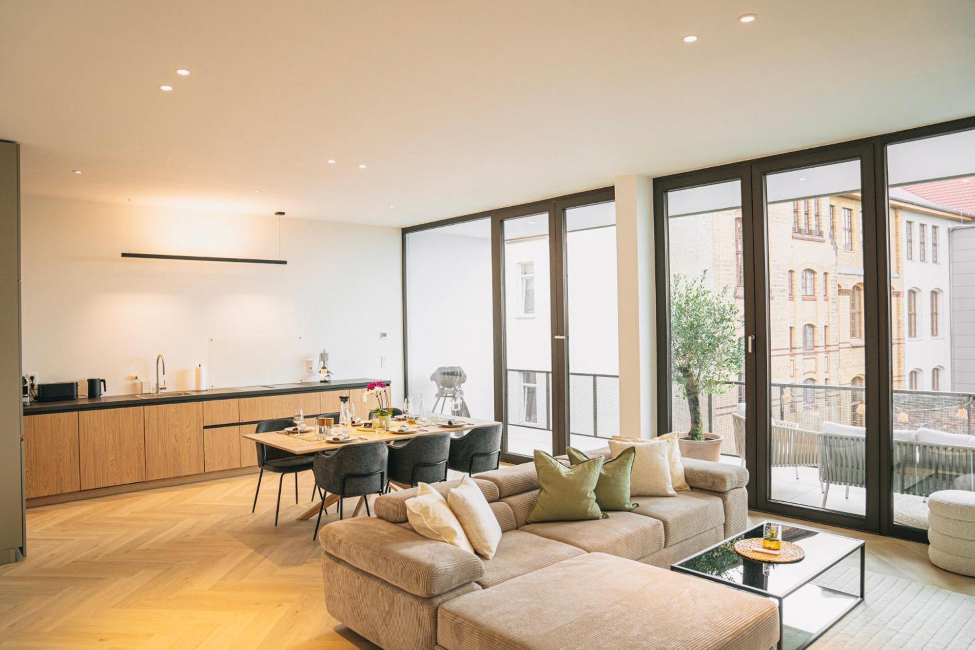 Rr - Penthouse - Luxe 105 Qm - Central - Wifi 马格德堡 外观 照片